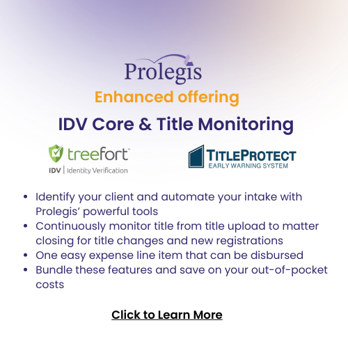 IDV Core and Title Monitoring Enhanced Offering